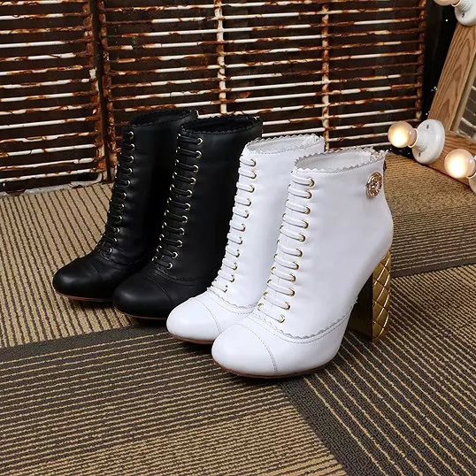 2016 new arrivals chanel short boots with Heel height 10cm