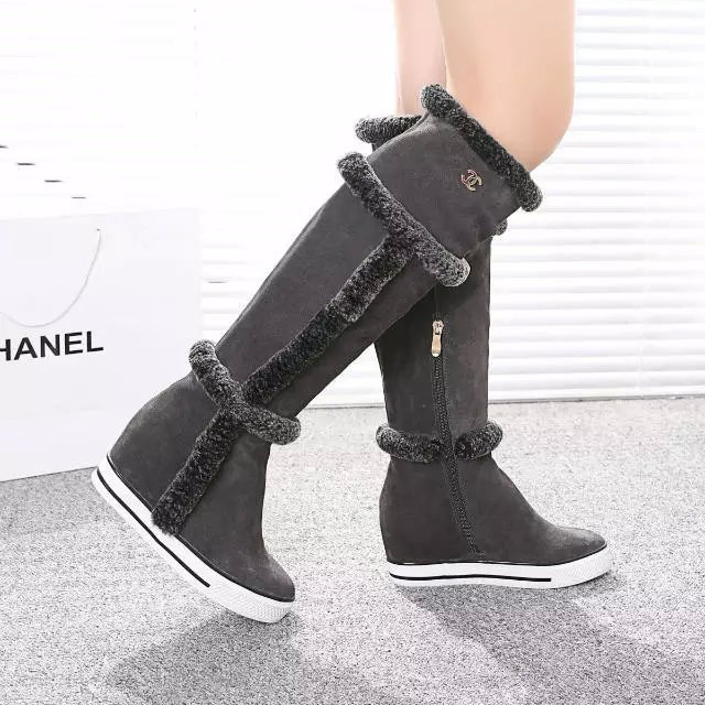 2016 new arrivals chanel velvet Boots