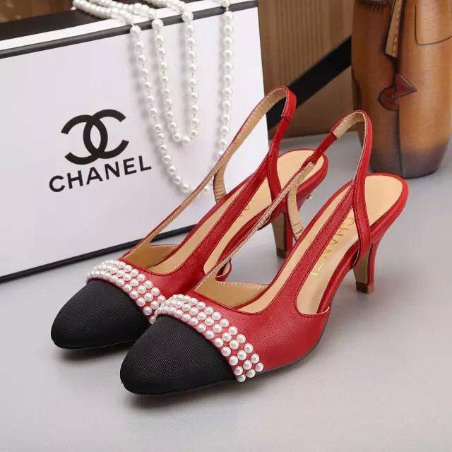 2016 new arrivals chanle Sandals shoes with pearl