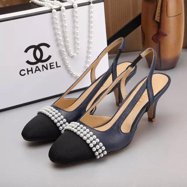 2016 new arrivals chanle Sandals shoes with pearl