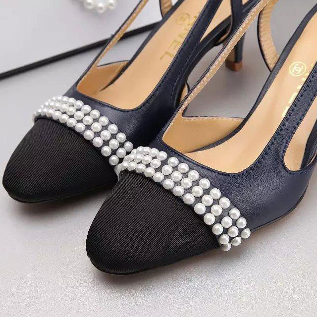 2016 new arrivals chanle Sandals shoes with pearl