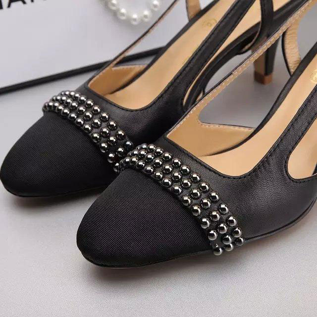 2016 new arrivals chanle Sandals shoes with pearl