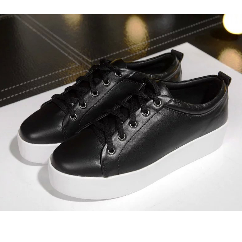 2016 new arrivals chanle shoes in Calfskin leather