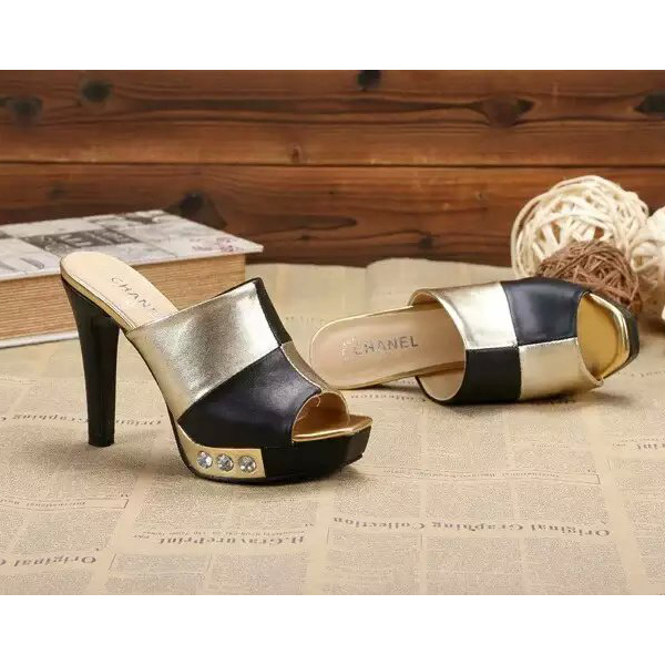 2016 new arrivals chanle shoes in Sheepskin leather Heel Height 11cm