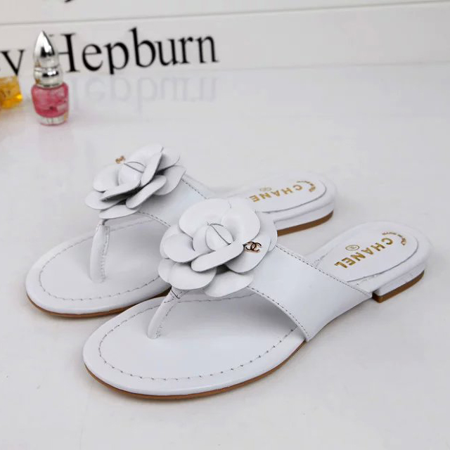 2016 new arrivals chanle women Flip-flops shoes in Sheepskin leather