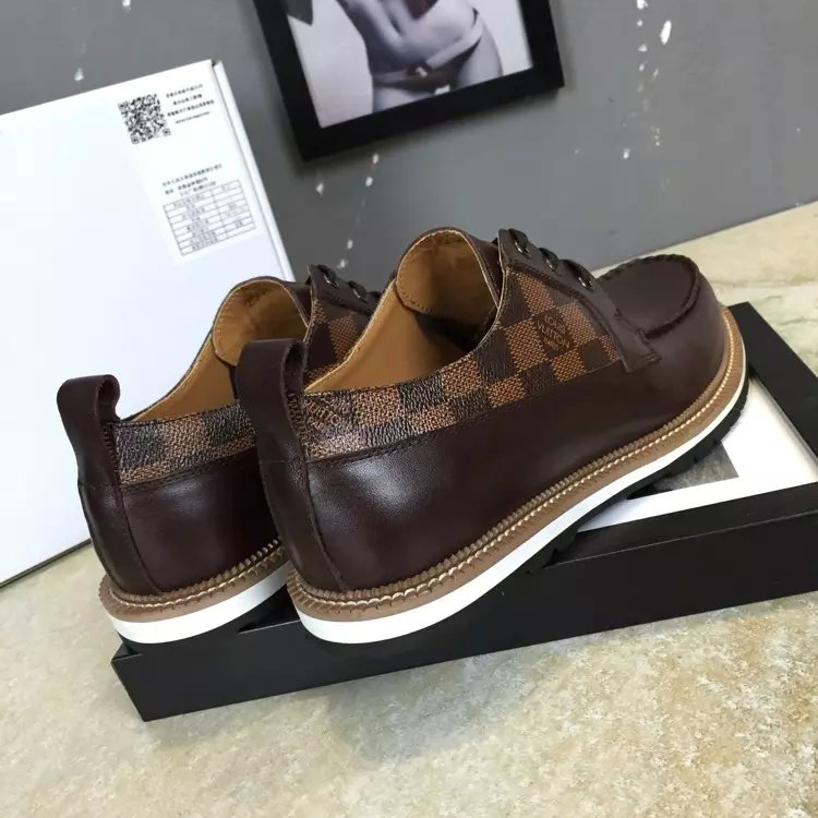 2016 new arrivals louis vuitton Calfskin Leather men casual shoes