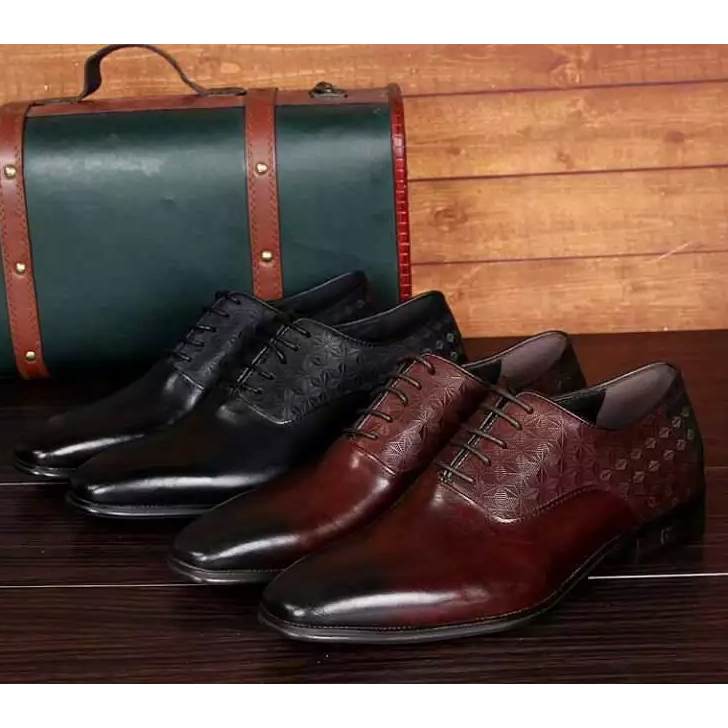 2016 new arrivals louis vuitton Calfskin leather Men business casual shoes