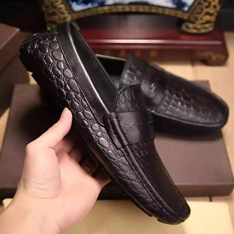 2016 new arrivals louis vuitton Calfskin leather Men shoes