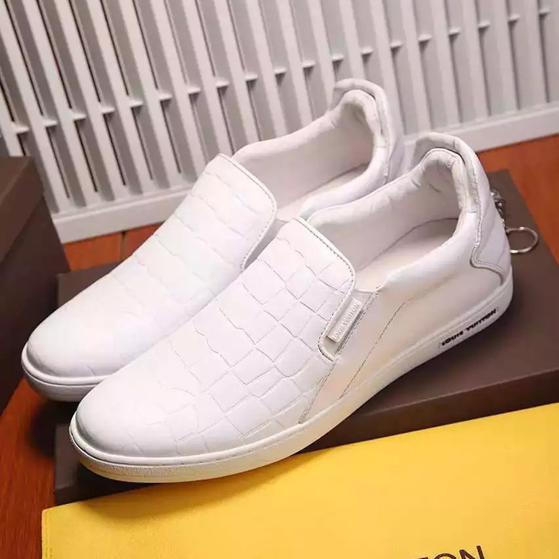 2016 new arrivals louis vuitton Cowhide leather casual Men shoes