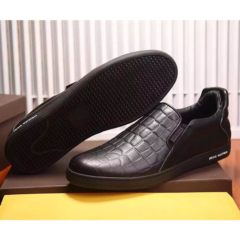 2016 new arrivals louis vuitton Cowhide leather casual Men shoes