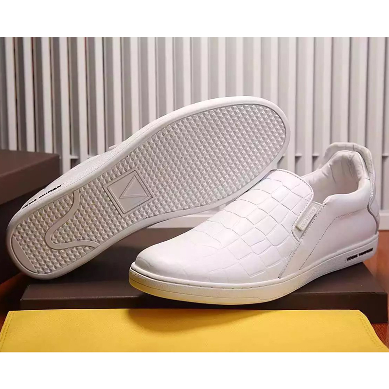 2016 new arrivals louis vuitton Cowhide leather casual Men shoes