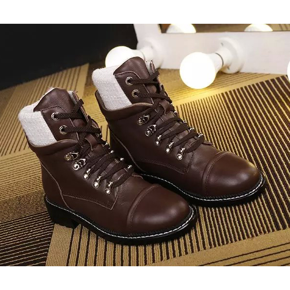 2016 new arrivals sheepskin leather Casual Boots