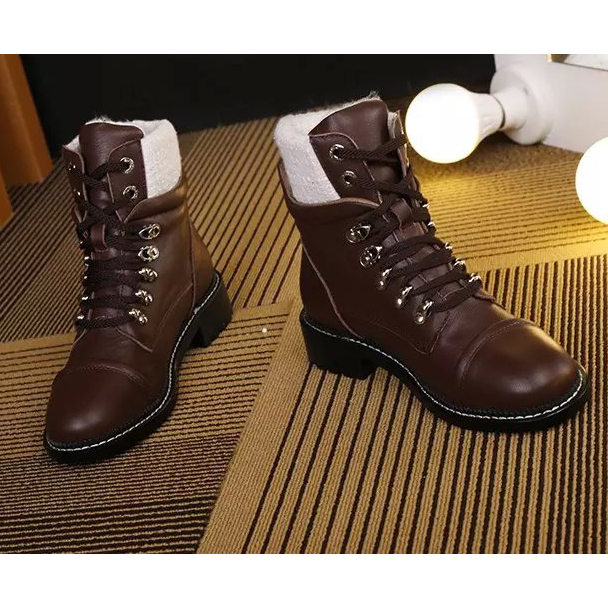 2016 new arrivals sheepskin leather Casual Boots