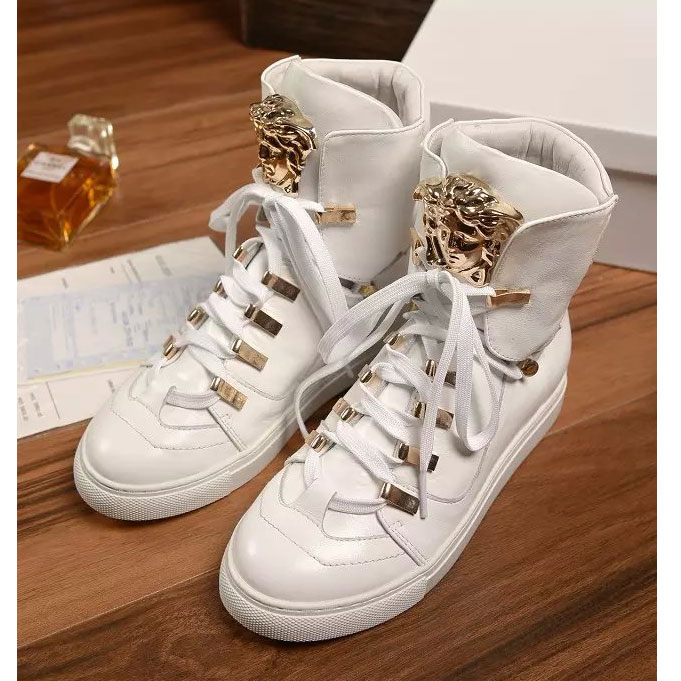 2016 versace women Cowhide lovers Sneakers shoes