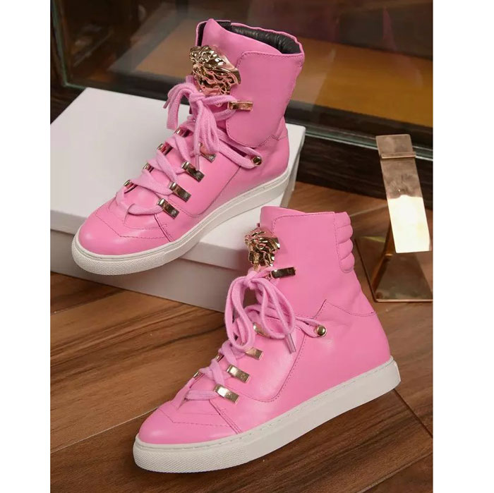 2016 versace women Cowhide lovers Sneakers shoes