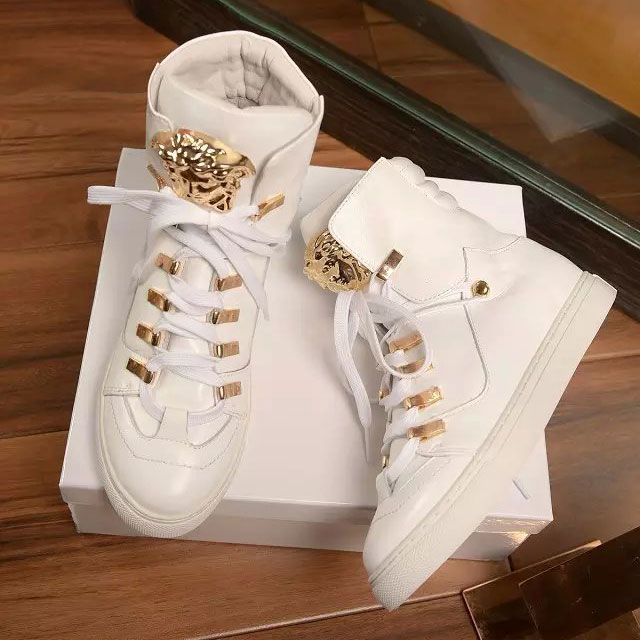 2016 versace women Cowhide lovers Sneakers shoes