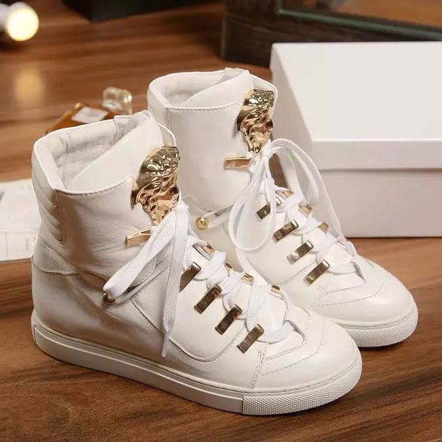 2016 versace women Cowhide lovers Sneakers shoes