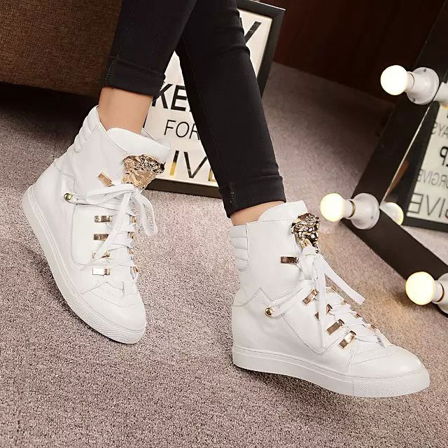 2016 versace women Cowhide lovers Sneakers shoes