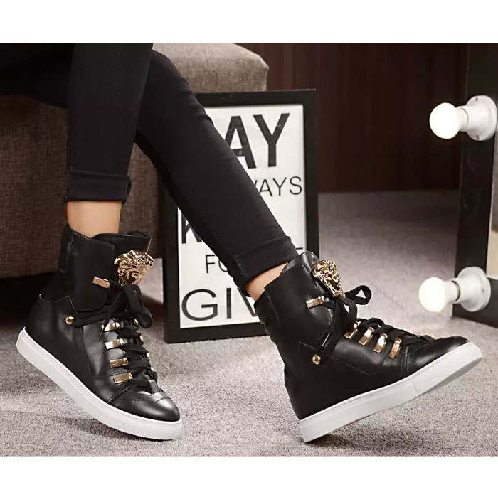 2016 versace women Cowhide lovers Sneakers shoes