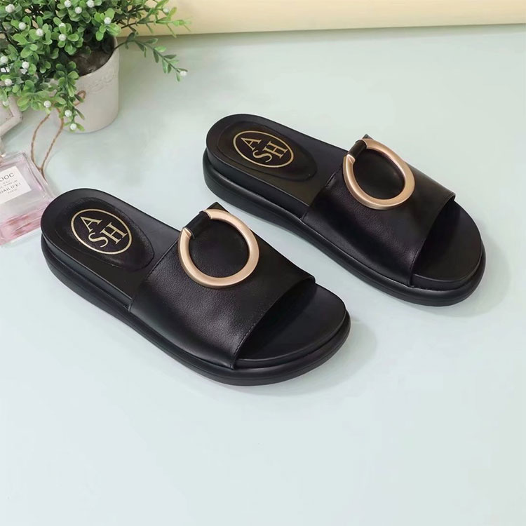 2018 ASH women Slippers in Calfskin