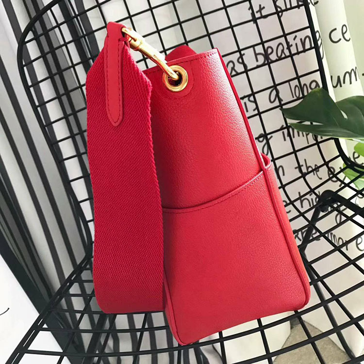 2017 CELINE SMALL SEAU SANGLE BAG IN SOFT GRAINED CALFSKIN