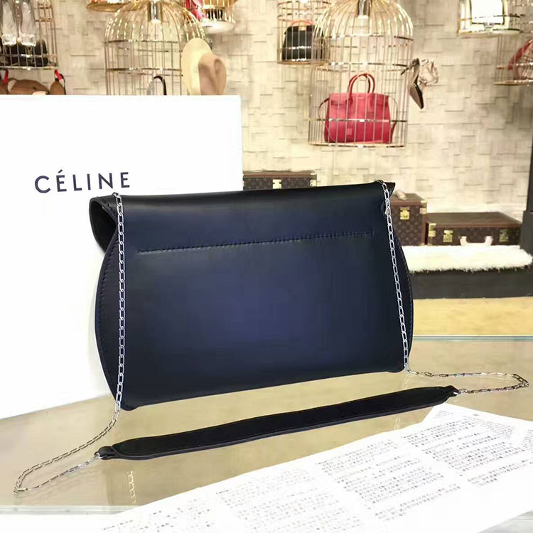 2017 Celine CHAIN BAG CLUTCH IN CALFSKIN 2146