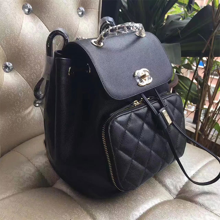 2017 Chanel Backpack Original Calfskin Leather A93748