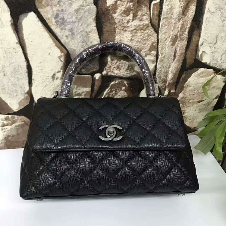 2017 Chanel Coco shoulder Tote bag Original Leather A92989