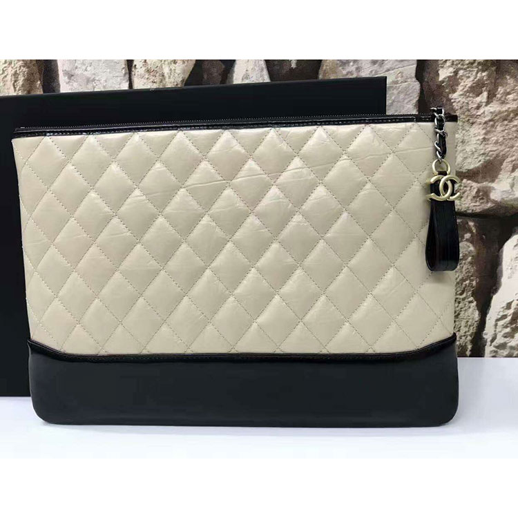 2017 Chanel Gabrielle Clutch Original Calfskin Leather A84288