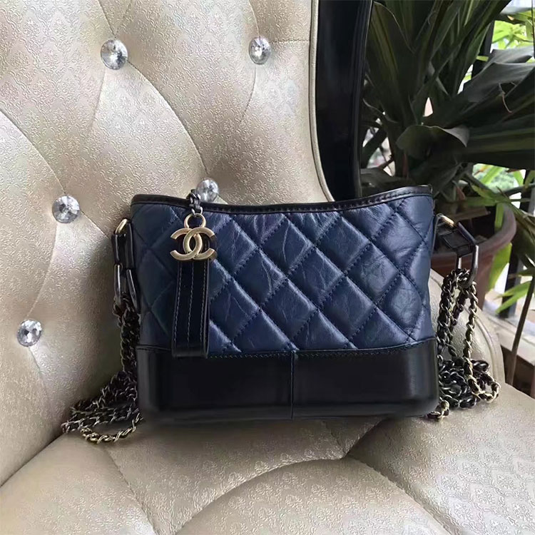 2017 Chanel Gabrielle small hobo bag Original leather A91810