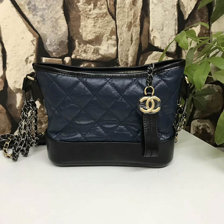 2017 Chanel Gabrielle small hobo bag Original leather A91810