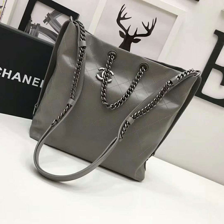 2017 Chanel Large Shopper Bag Original Leather A68850