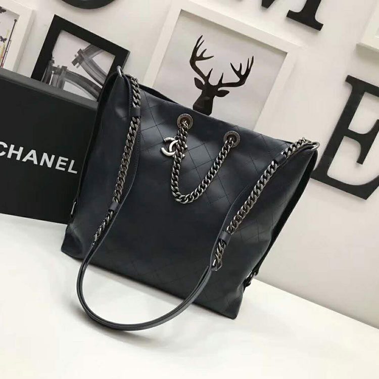 2017 Chanel Large Shopper Bag Original Leather A68850