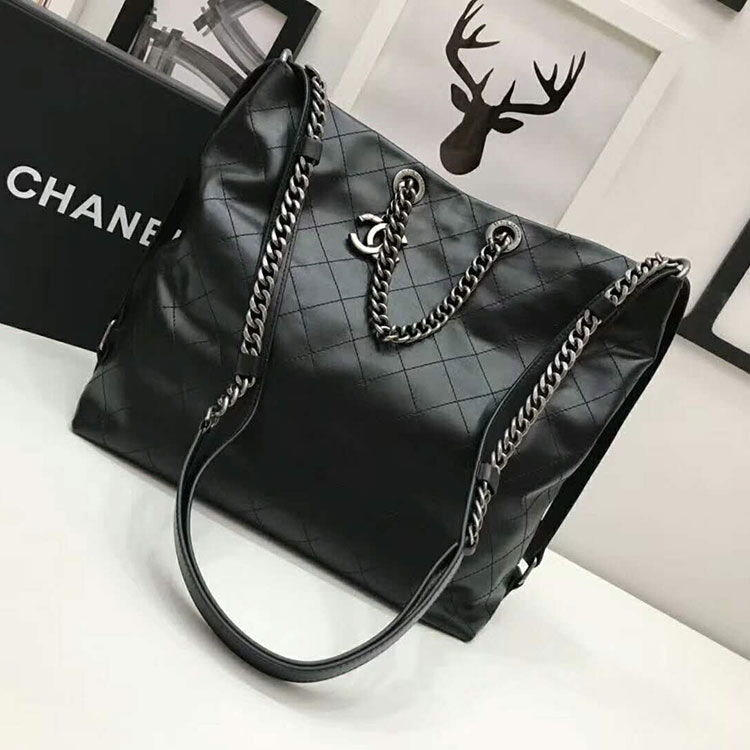 2017 Chanel Large Shopper Bag Original Leather A68850