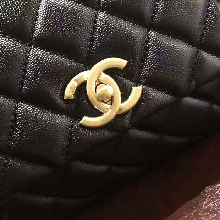 2017 Chanel Original Leather grained shoulder Tote bag A92989