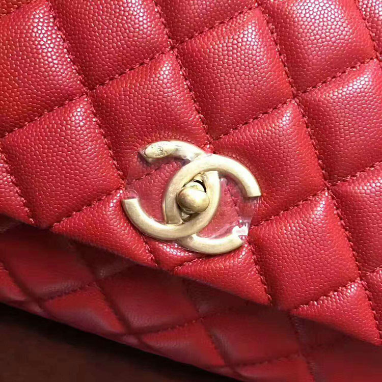 2017 Chanel Original Leather grained shoulder Tote bag A92989