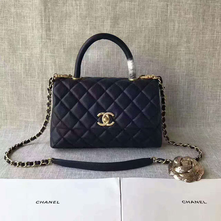 2017 Chanel Original Leather grained shoulder Tote bag A92990