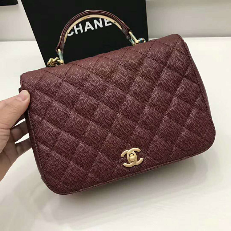 2017 Chanel shoulder Tote bag Original Leather A92720