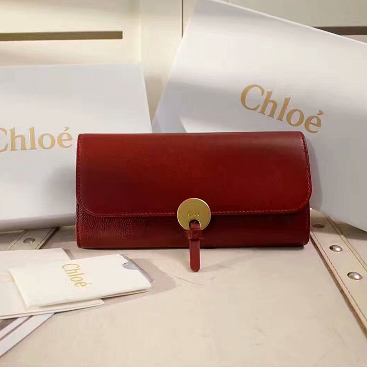 2017 Chloe INDY LONG WALLET WITH FLAP 3P0809