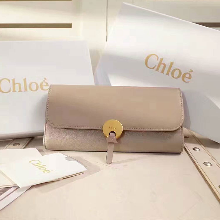 2017 Chloe INDY LONG WALLET WITH FLAP 3P0809