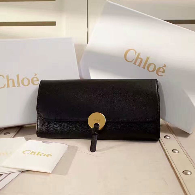 2017 Chloe INDY LONG WALLET WITH FLAP 3P0809