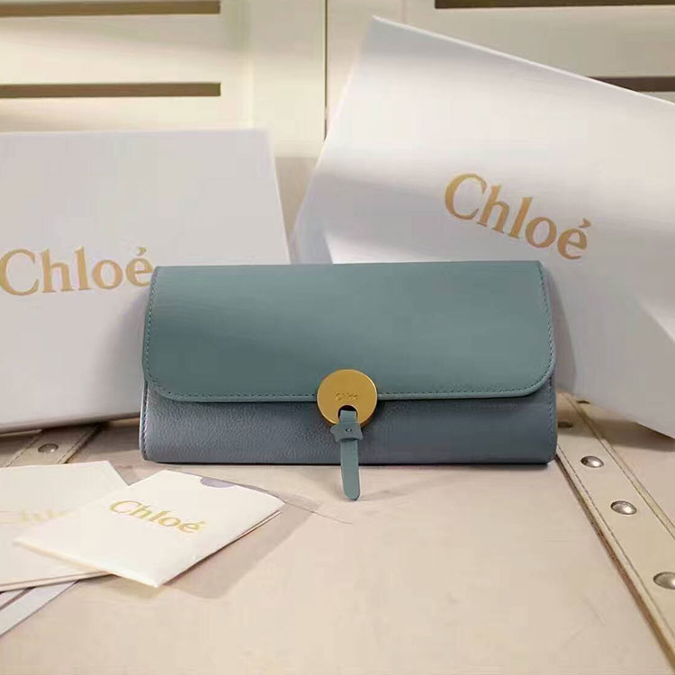 2017 Chloe INDY LONG WALLET WITH FLAP 3P0809