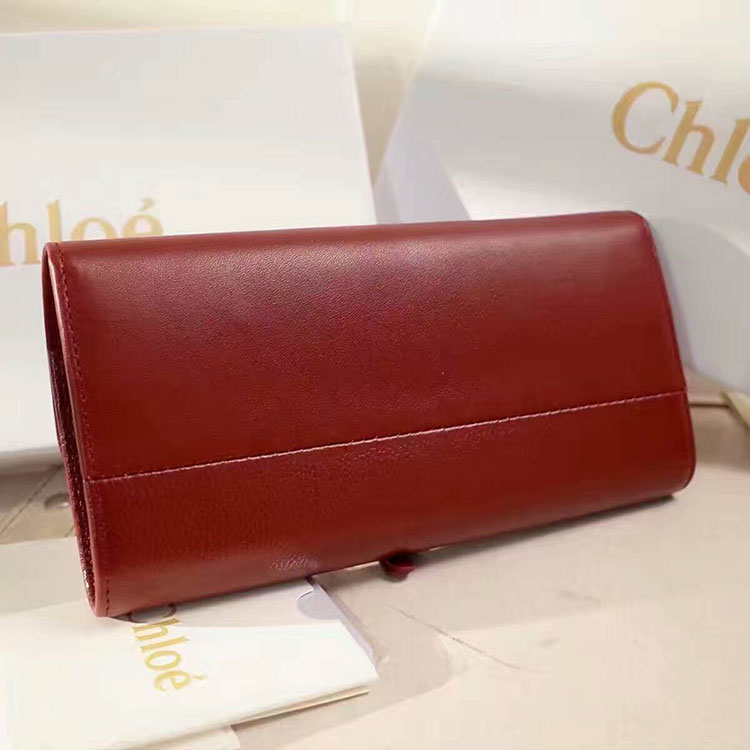 2017 Chloe INDY LONG WALLET WITH FLAP 3P0809