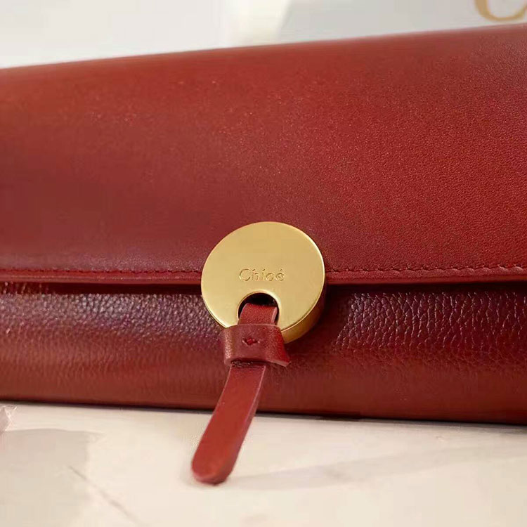 2017 Chloe INDY LONG WALLET WITH FLAP 3P0809