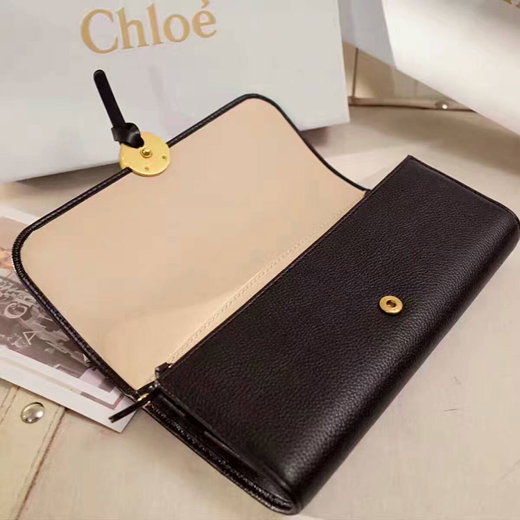 2017 Chloe INDY LONG WALLET WITH FLAP 3P0809