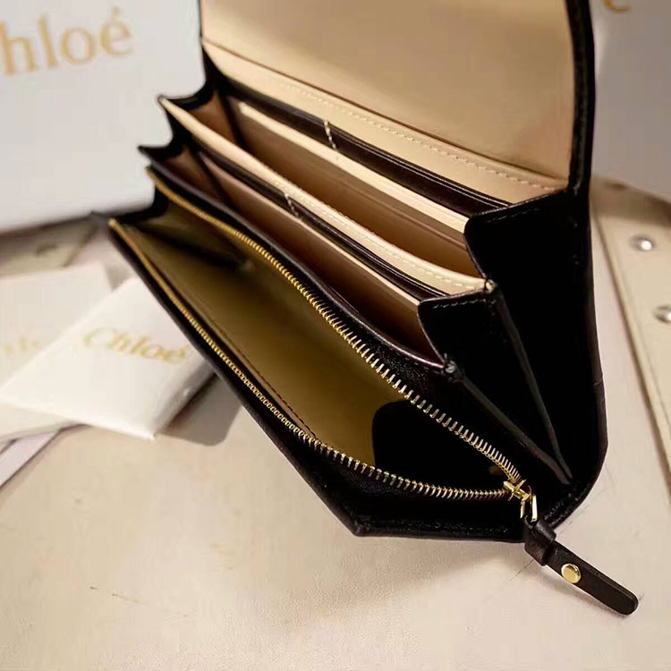 2017 Chloe INDY LONG WALLET WITH FLAP 3P0809