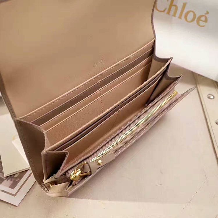 2017 Chloe INDY LONG WALLET WITH FLAP 3P0809