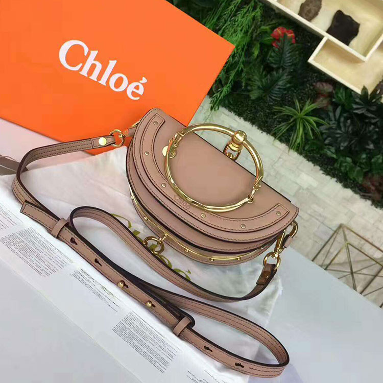 2017 Chloe Small Nile bracelet bag in original calfskin leather