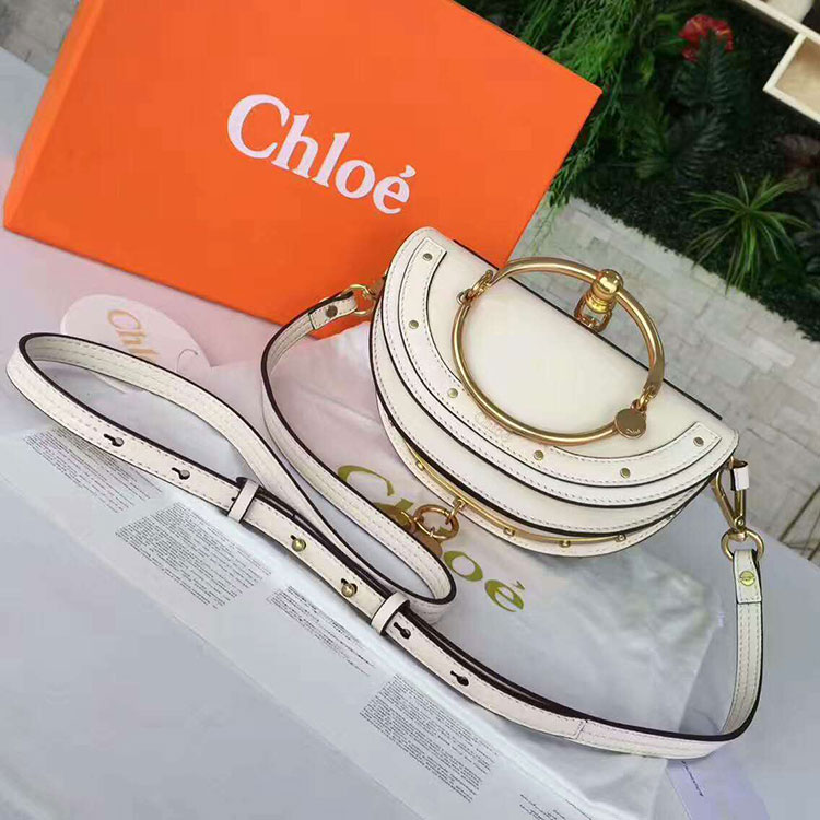 2017 Chloe Small Nile bracelet bag in original calfskin leather