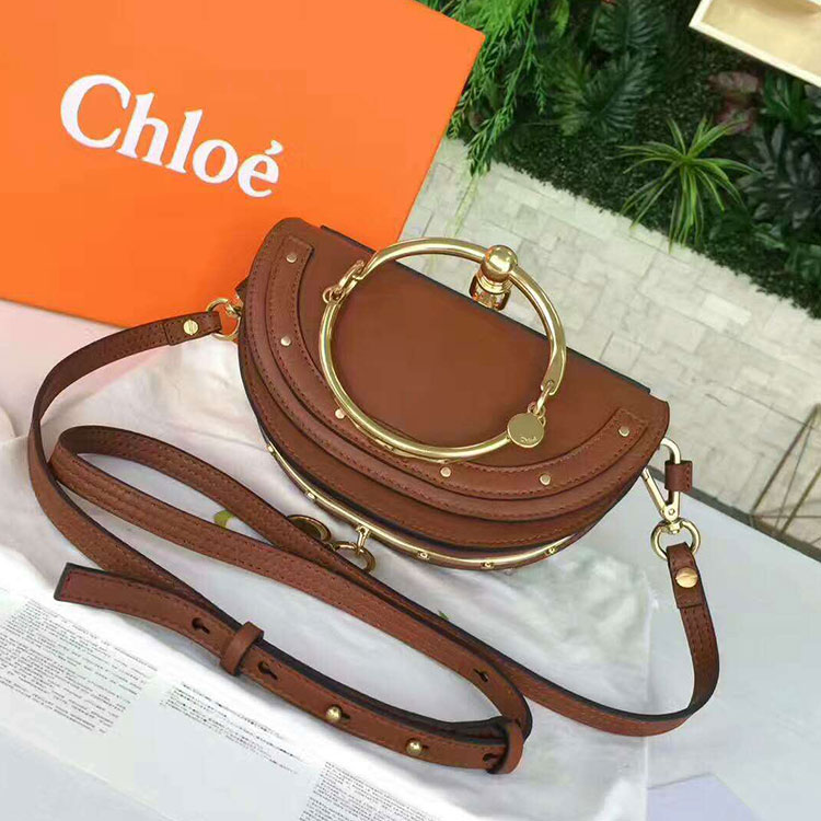 2017 Chloe Small Nile bracelet bag in original calfskin leather